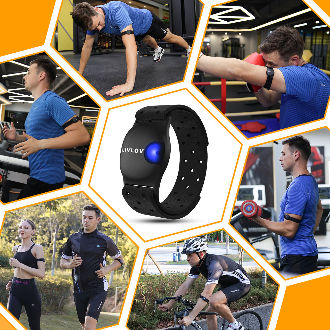 Outdoor Marathon Running Heart Rate Monitor