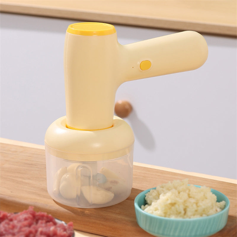 USB Rechargeable 2 In 1 Electric Garlic Chopper