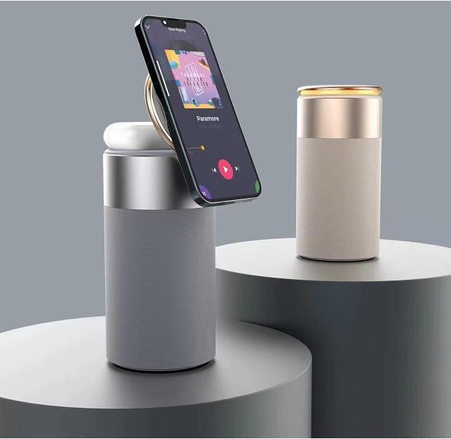 3 In 1 Multi-Function Bluetooth Speaker With Touch Lamp