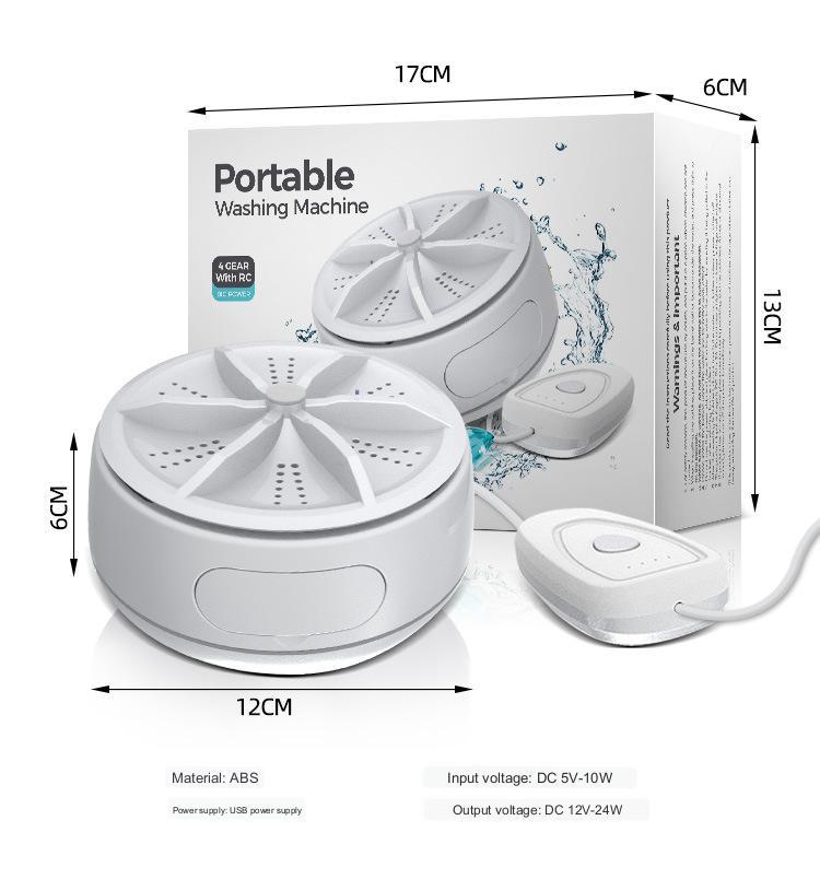 Portable Mini Turbo Washing Machine