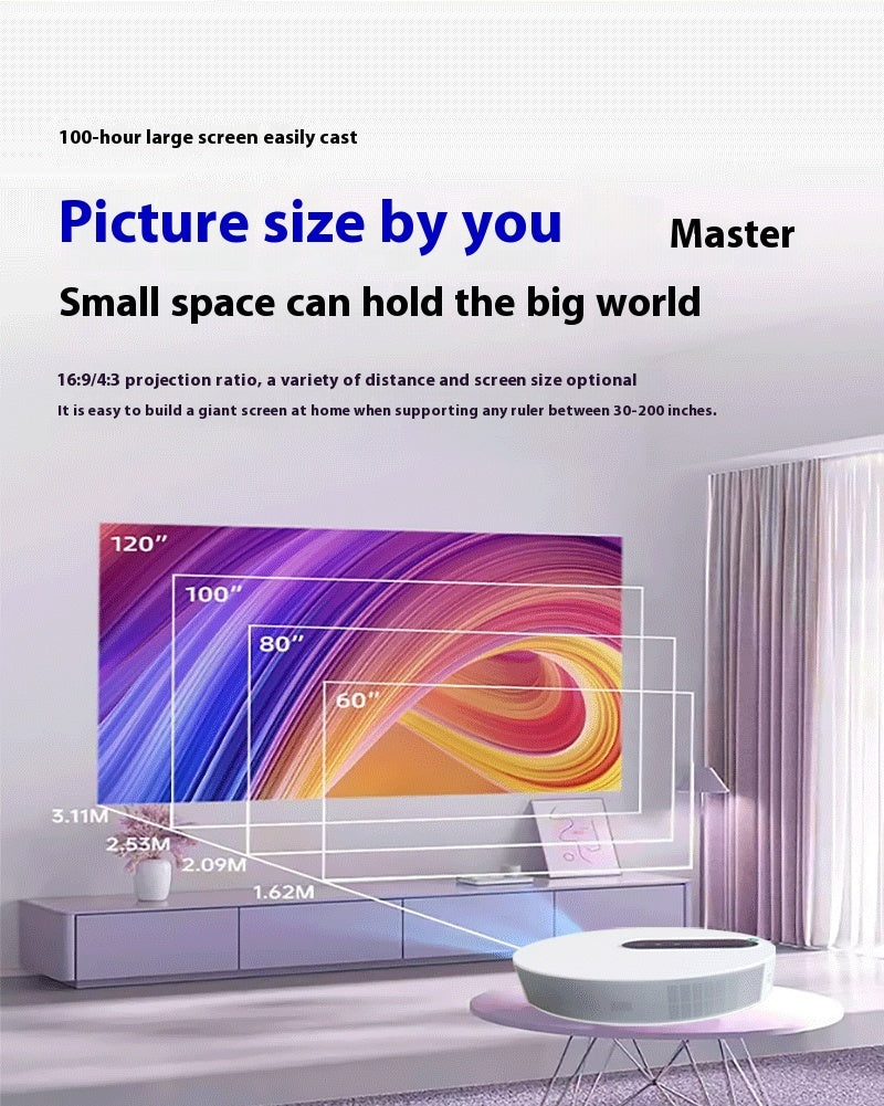 Projector HD Smart Home Theater