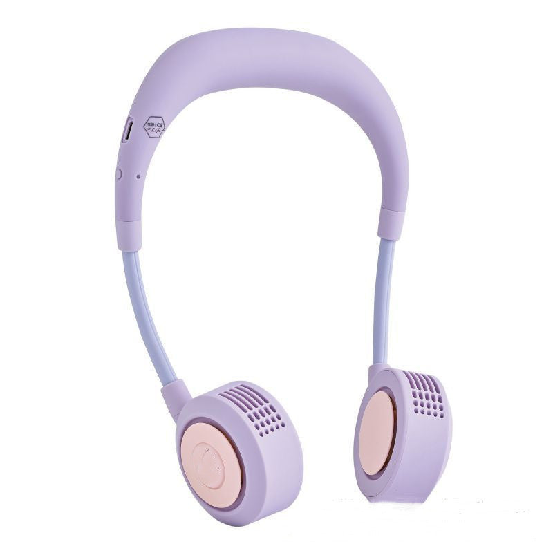 Portable Leafless Hanging Neck Fan
