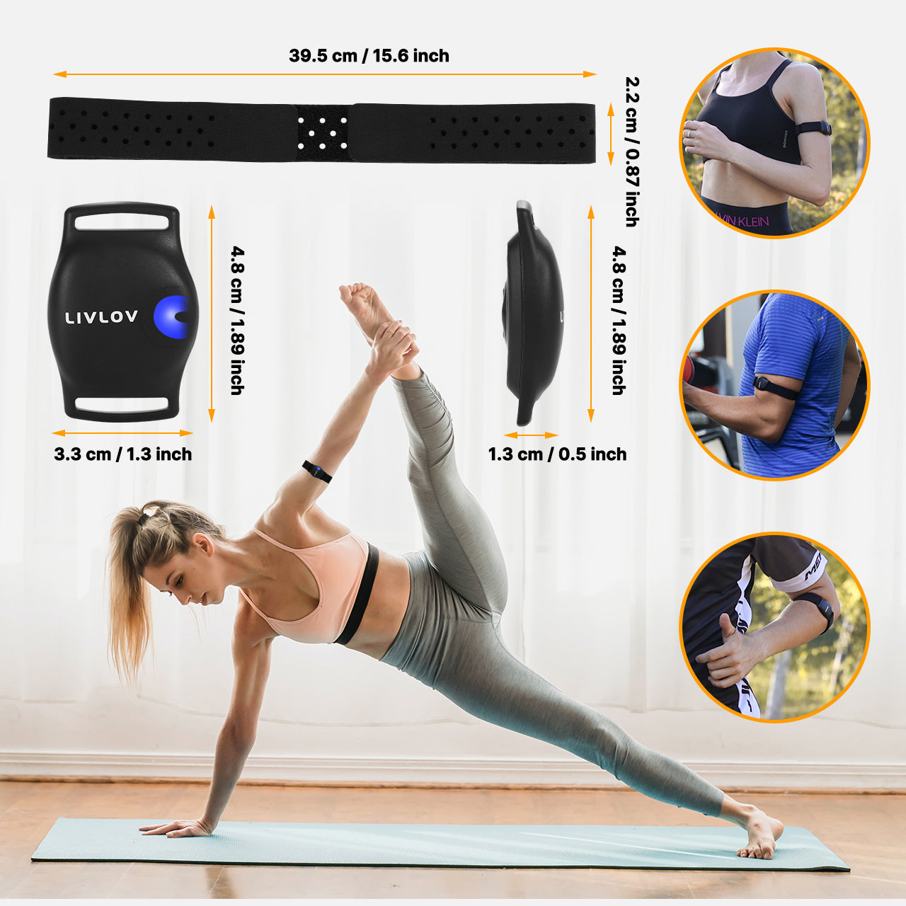 Outdoor Marathon Running Heart Rate Monitor