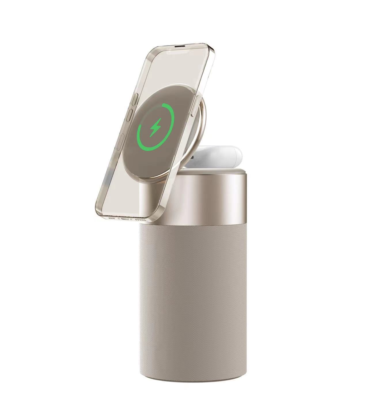 3 In 1 Multi-Function Bluetooth Speaker With Touch Lamp