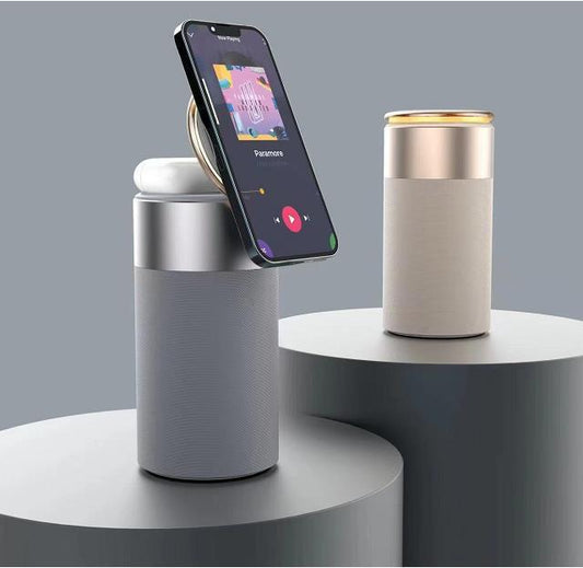 3 In 1 Multi-Function Bluetooth Speaker With Touch Lamp